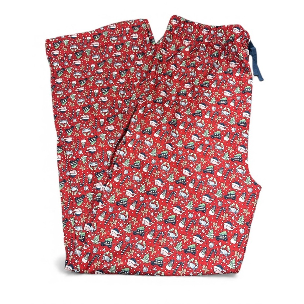 Vineyard Vines women’s  Pajama Bottoms in Red and White - Picture 2 of 7